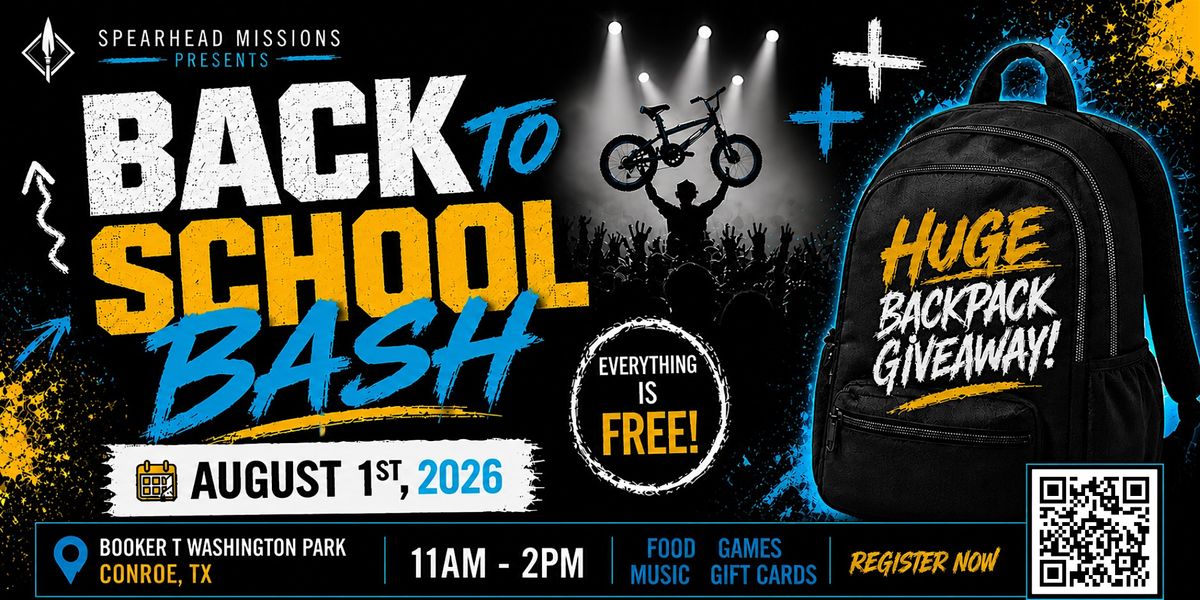 Back to School Bash: FREE Backpacks, School Supplies, Food & MORE