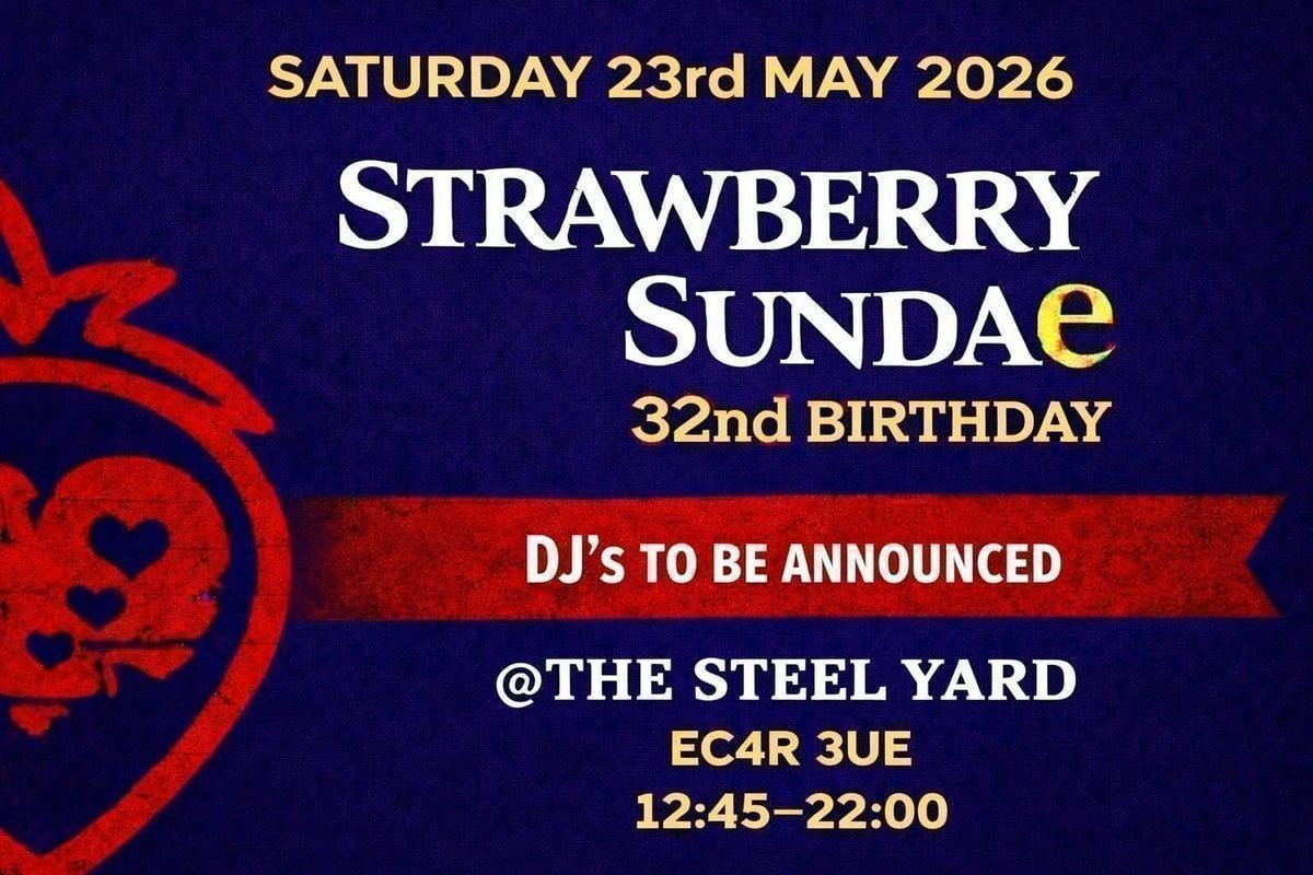 Strawberry Sundae 32nd Birthday
