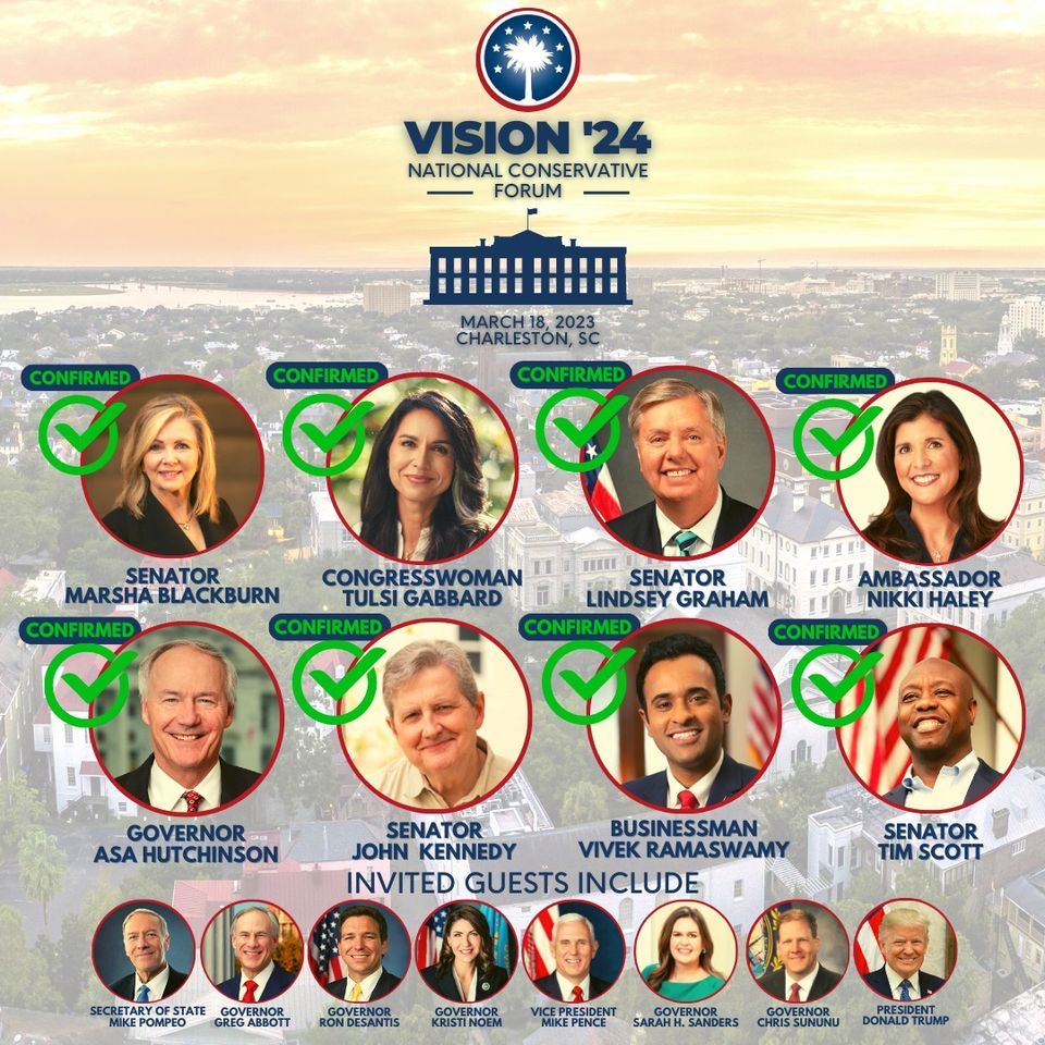 Vision ‘24 National Conservative Forum North Charleston Convention