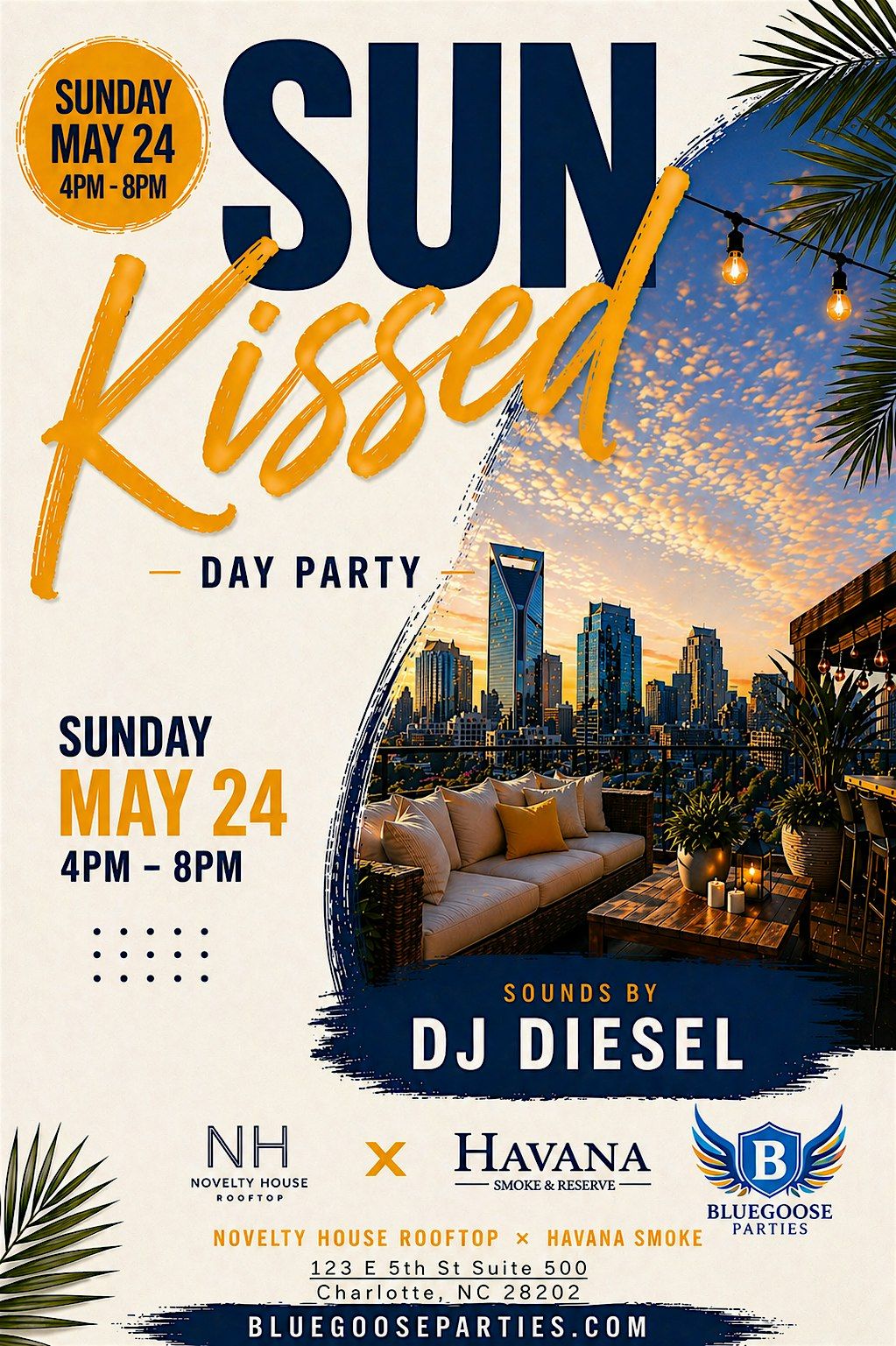 Sunkissed Rooftop Day Party - Memorial Day Weekend