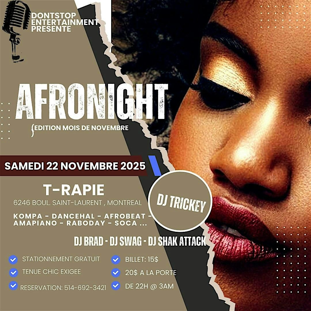 AFRONIGHT ( edition du mois de novembre )