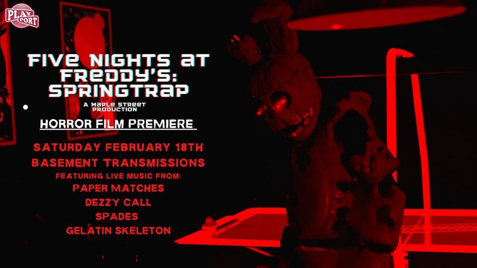 Five Nights at Freddys: Springtrap - Fan Film Premiere w/ Live Musical ...