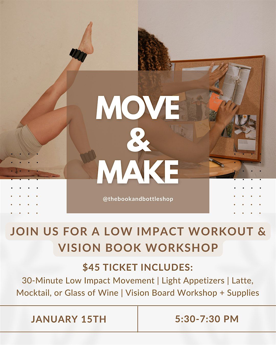 Low impact movement + vision book workshop