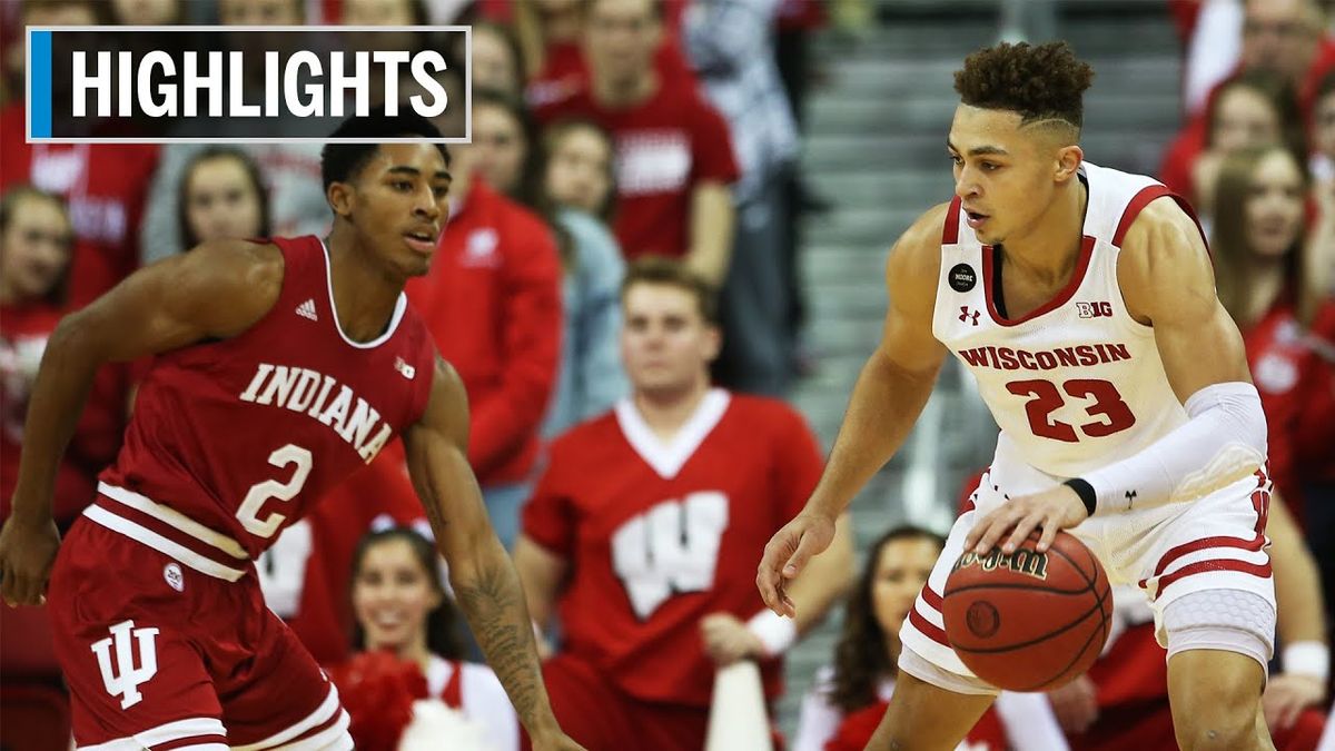 Indiana Hoosiers at Wisconsin Badgers Womens Basketball at Kohl Center