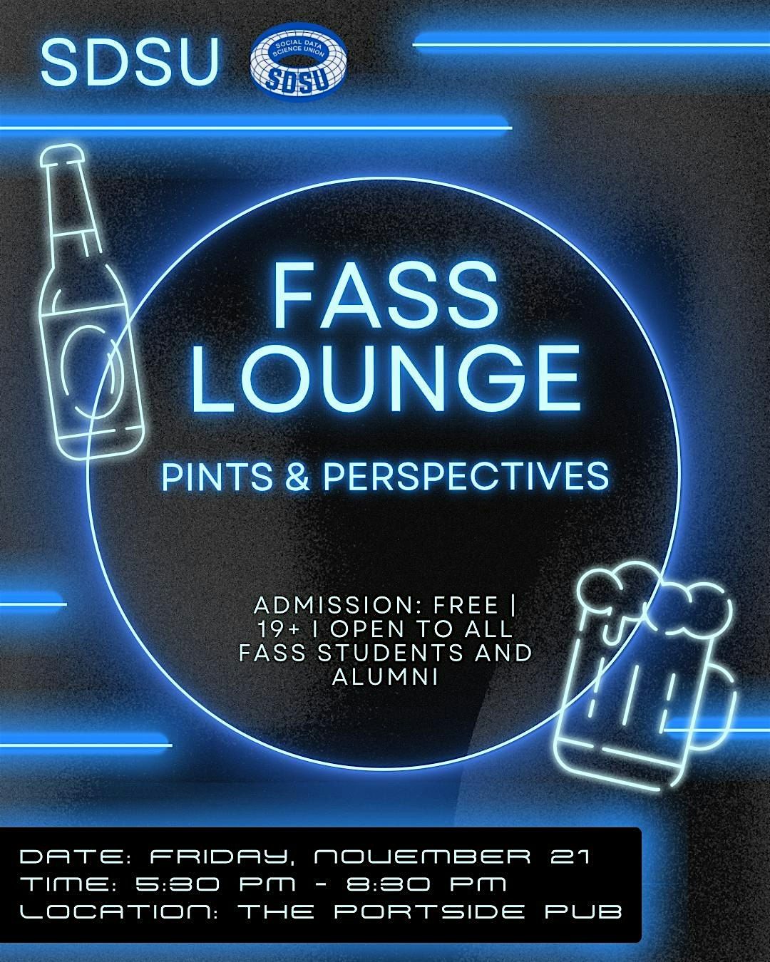 FASS Lounge: Pints and Perspectives