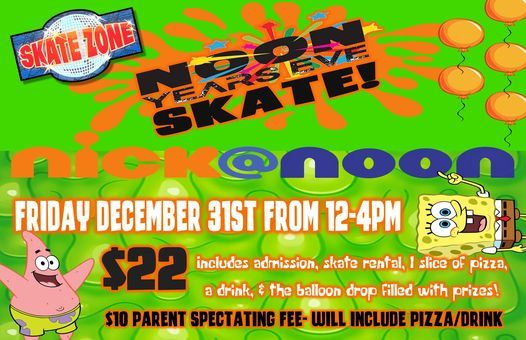 Noon Year's Eve Skate!