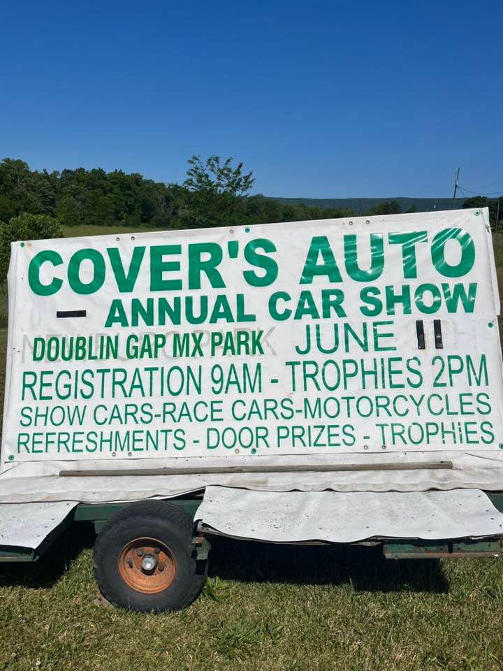 Covers Car Show Doublin Gap Motocross, Newburg, PA June 11, 2023