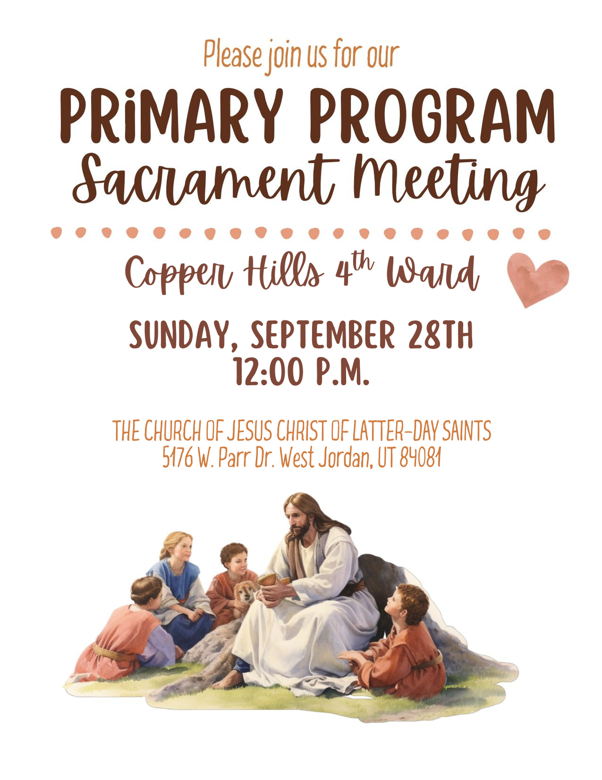 Annual Children's Singing Event