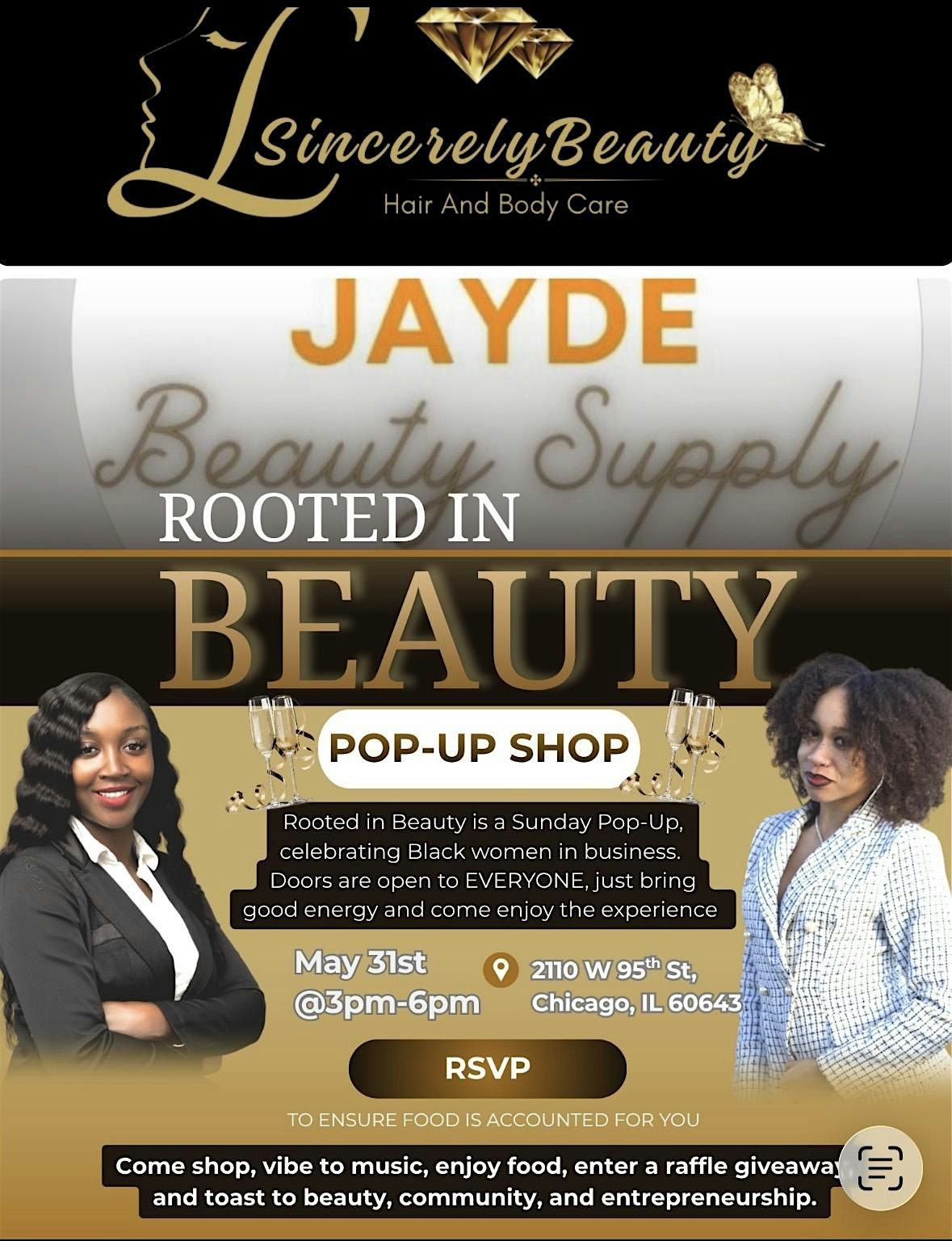 Rooted in Beauty Pop Up Shop!