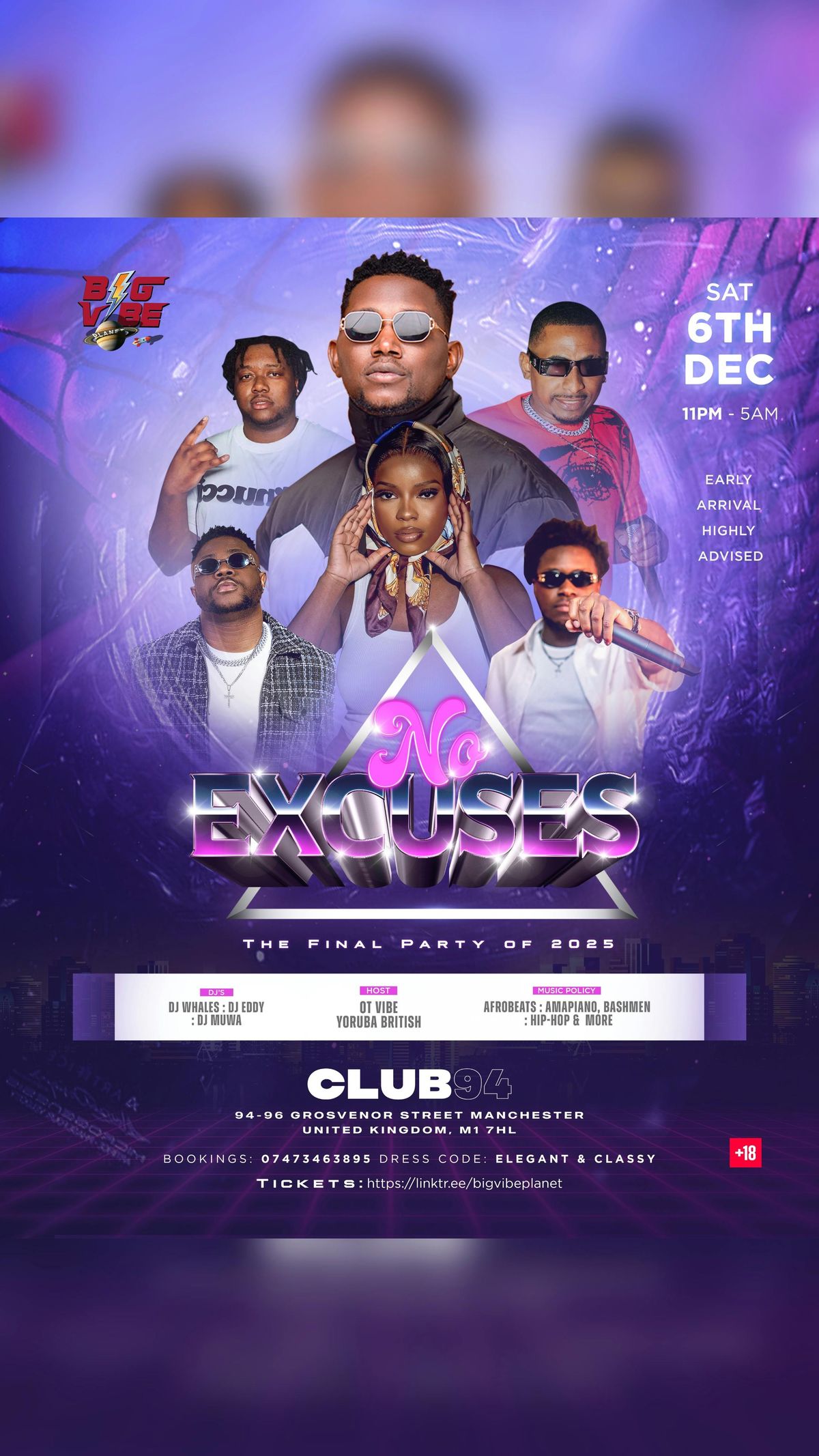 B!G V!BE PLANET \ud83e\ude90 \u2013 [NO EXCUSES]