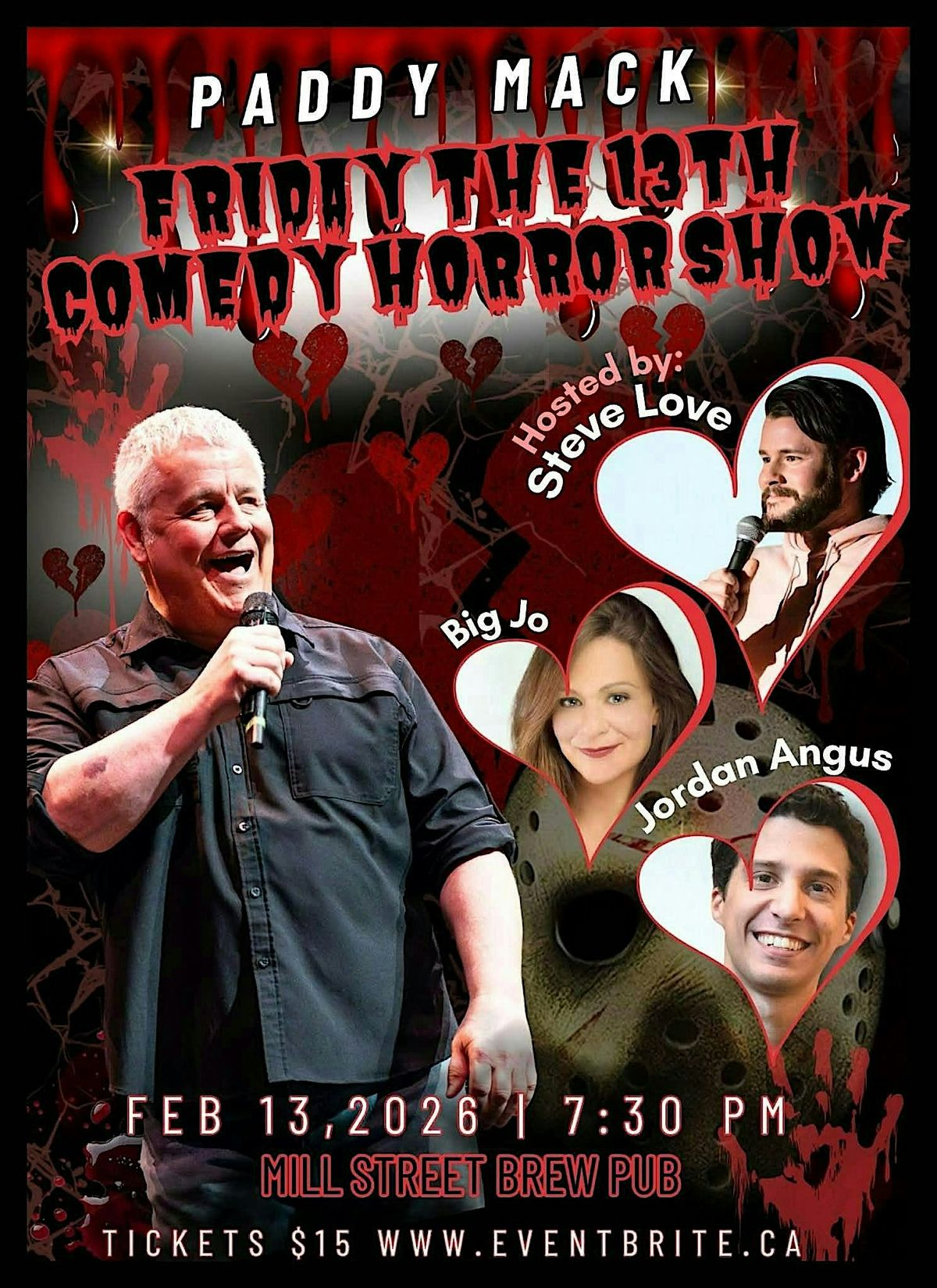 PADDY MACK FRIDAY THE 13TH COMEDY HORROR SHOW