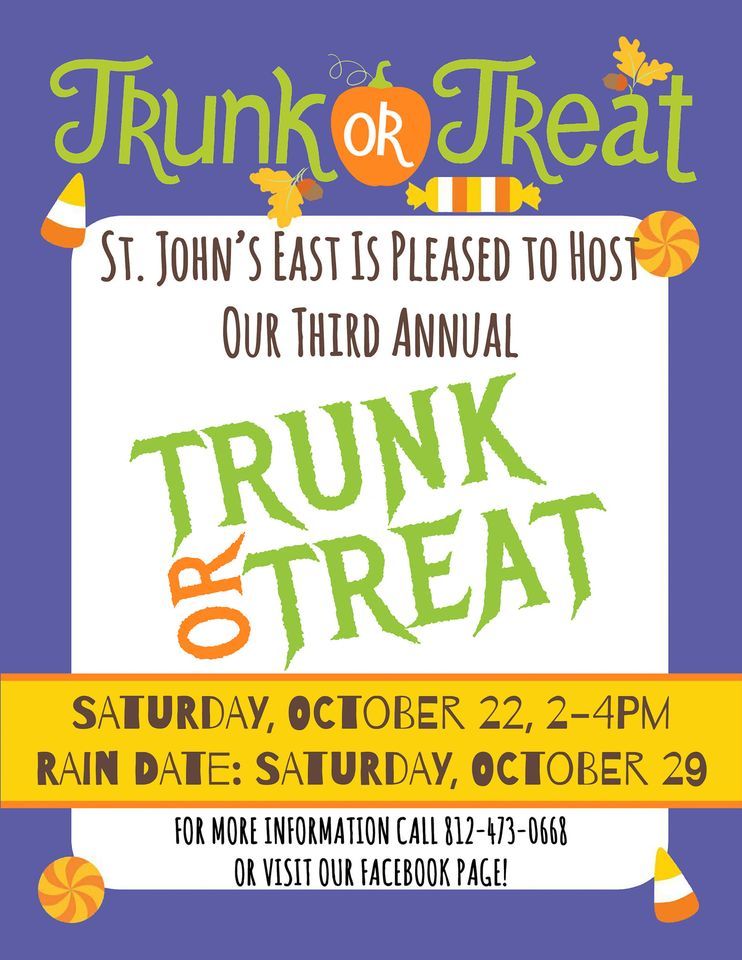 3rd Annual Trunk or Treat St Johns East UCC, Evansville, IN October