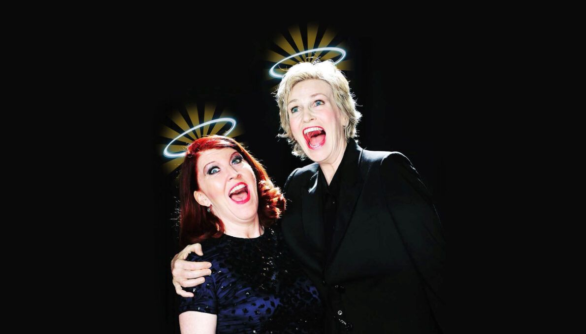 Parking Jane Lynch and Kate Flannery