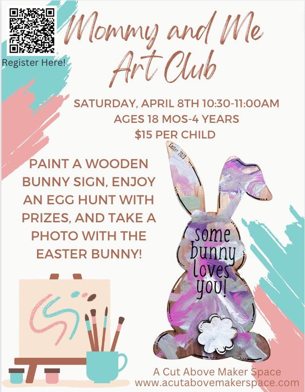 April Mommy and Me Art Class