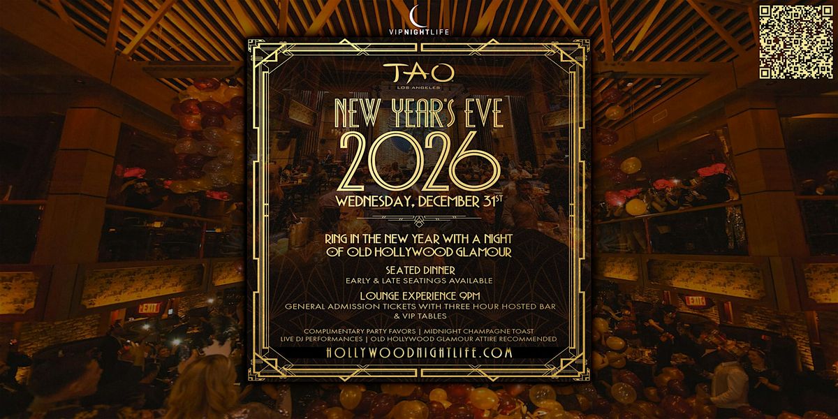 New Year's Eve Party 2026 | TAO Los Angeles