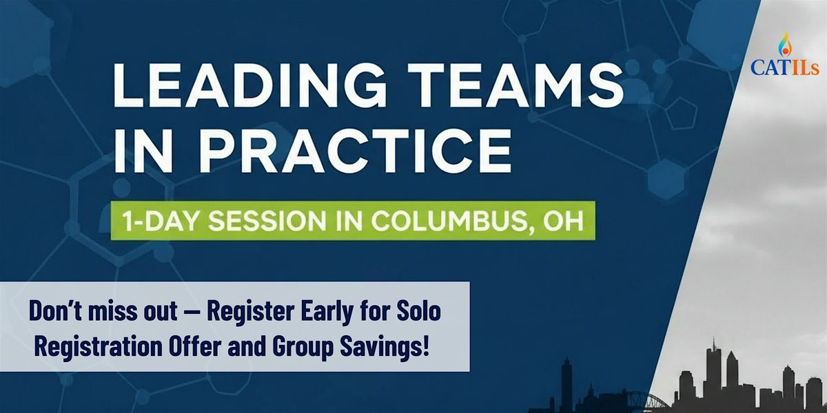 Hands-On Leadership Strategies \u2013 1 Day Session in Columbus, OH