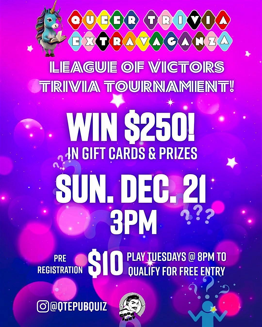 Queer Trivia Extravaganza League of Victors Tournament