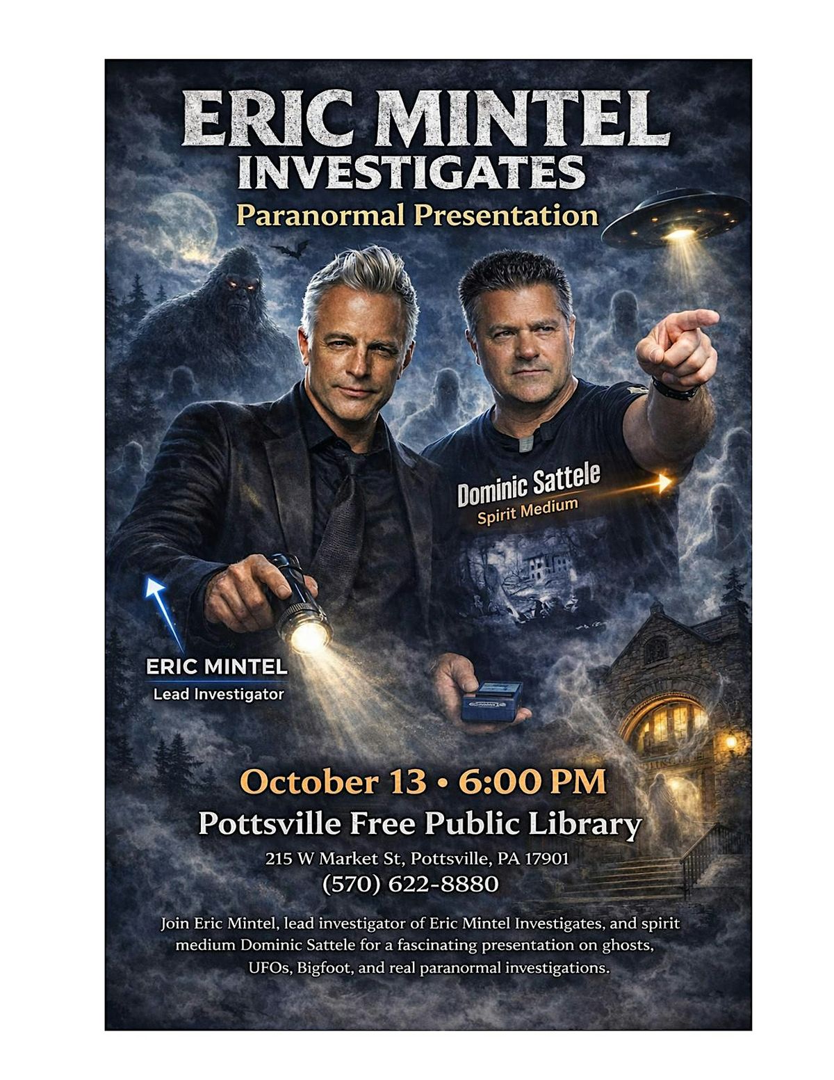 Eric Mintel Investigates: Paranormal Presentation
