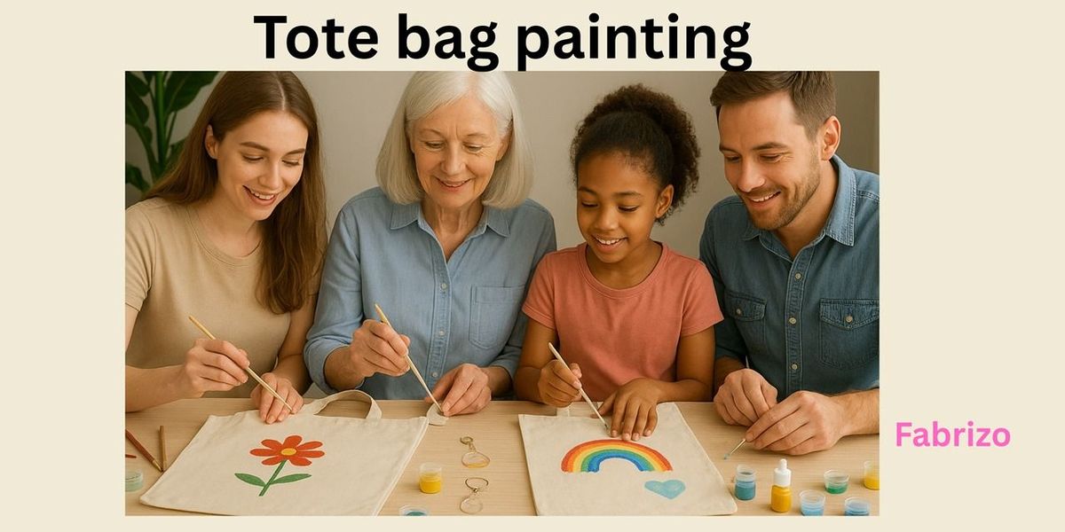 Tote bag painting
