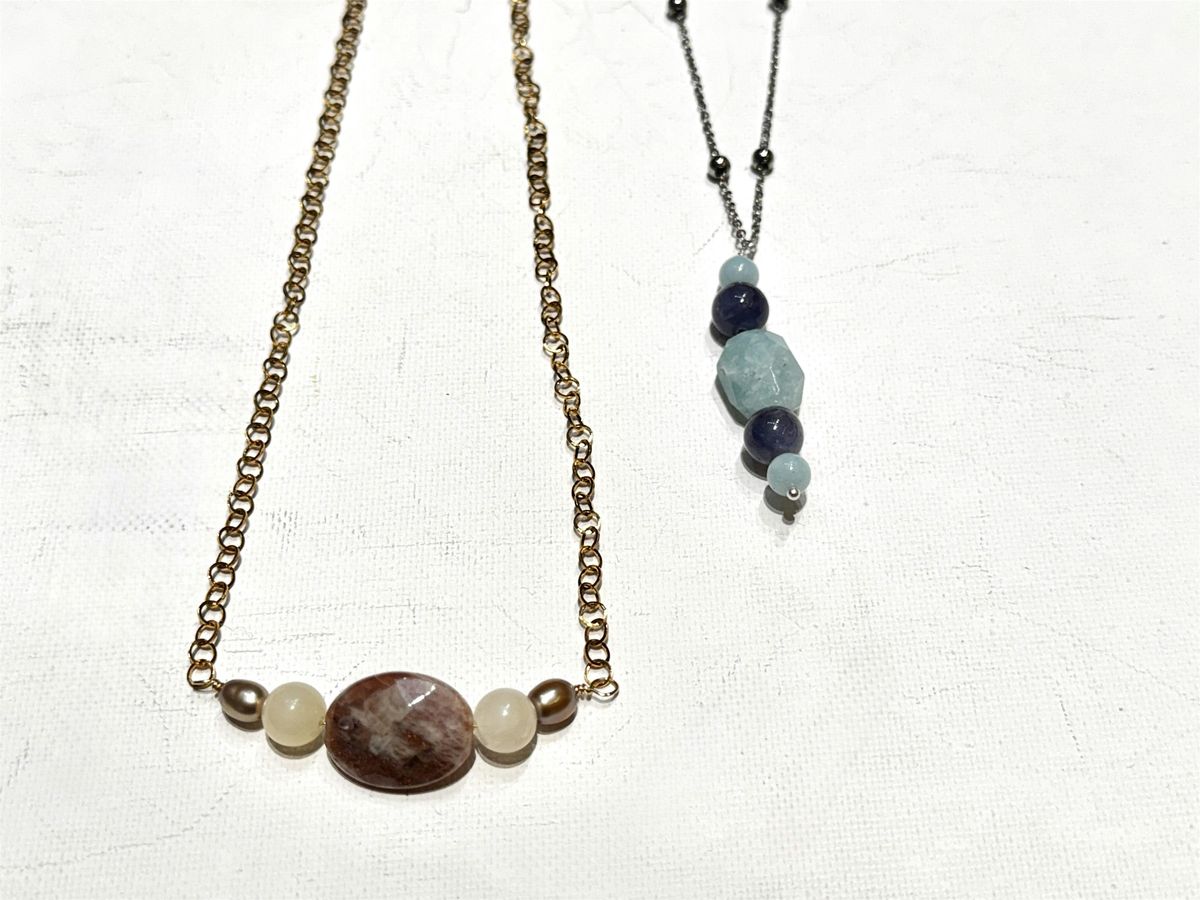 Jewelry Making Workshop: Holiday Gift Wire and Chain necklace making