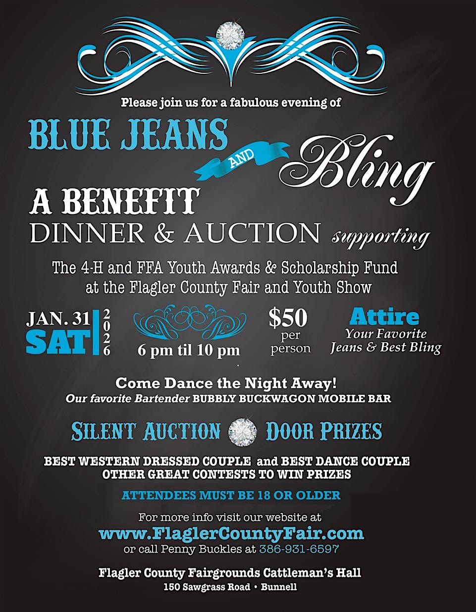 Blue Jeans and Bling Scholarship Fundraiser