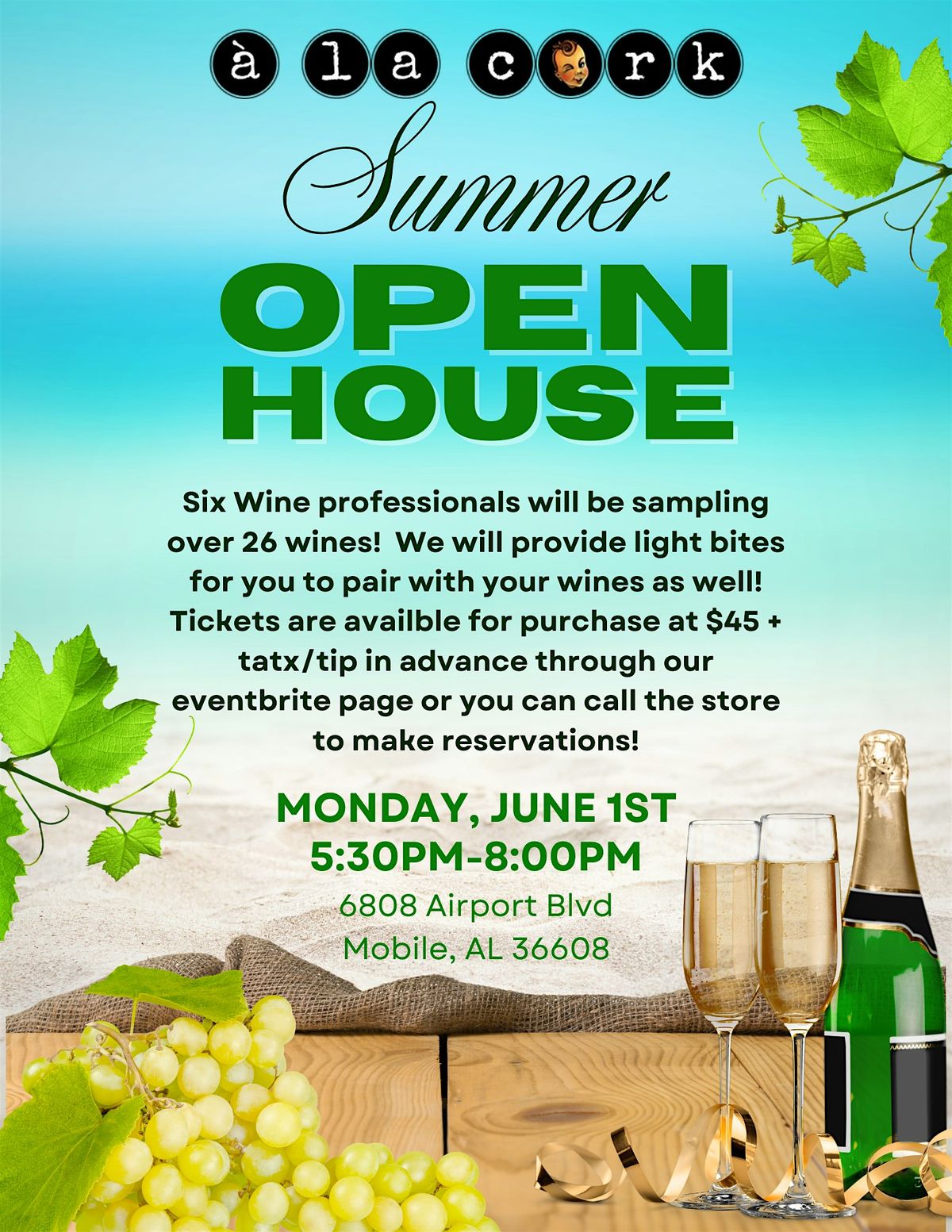 Summer Open House Wine Tasting