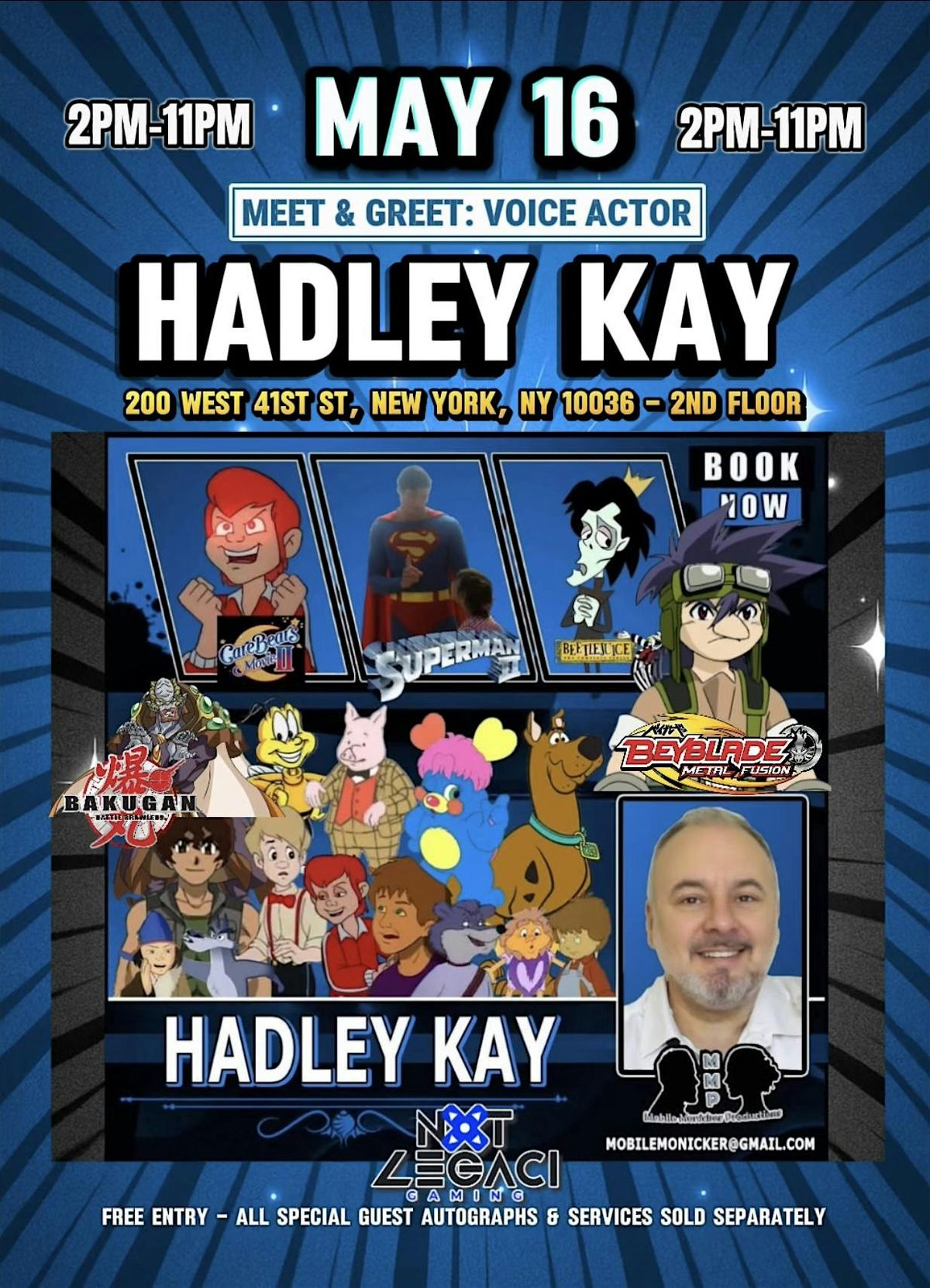 MEET & GREET: VOICE ACTOR HADLEY KAY