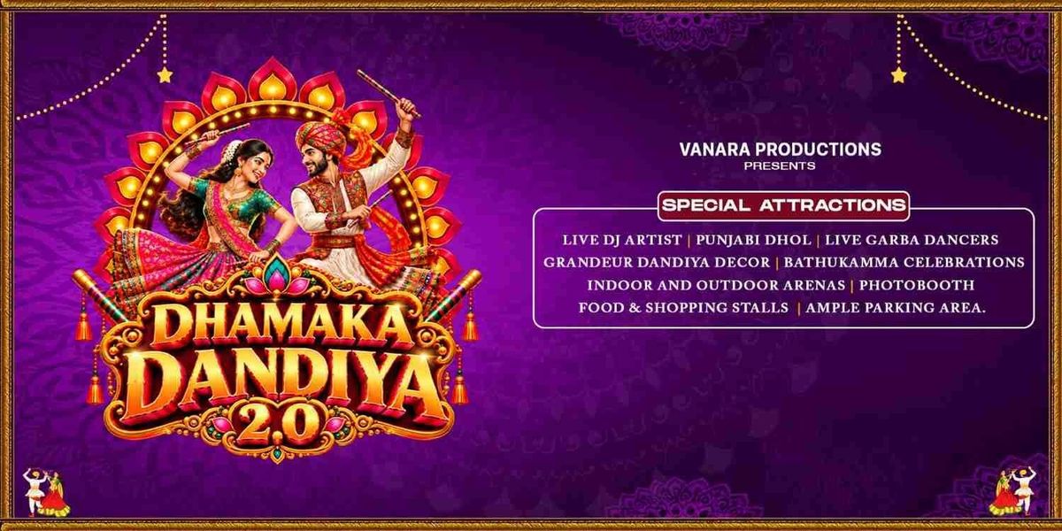 DHAMAKA DANDIYA 2.0 at SYR Convention Hall: Hyderabad on 16th October, 2026