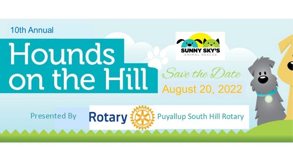 Hounds on Hill Dog Adoption Event Bradley Lake Park, Puyallup, WA