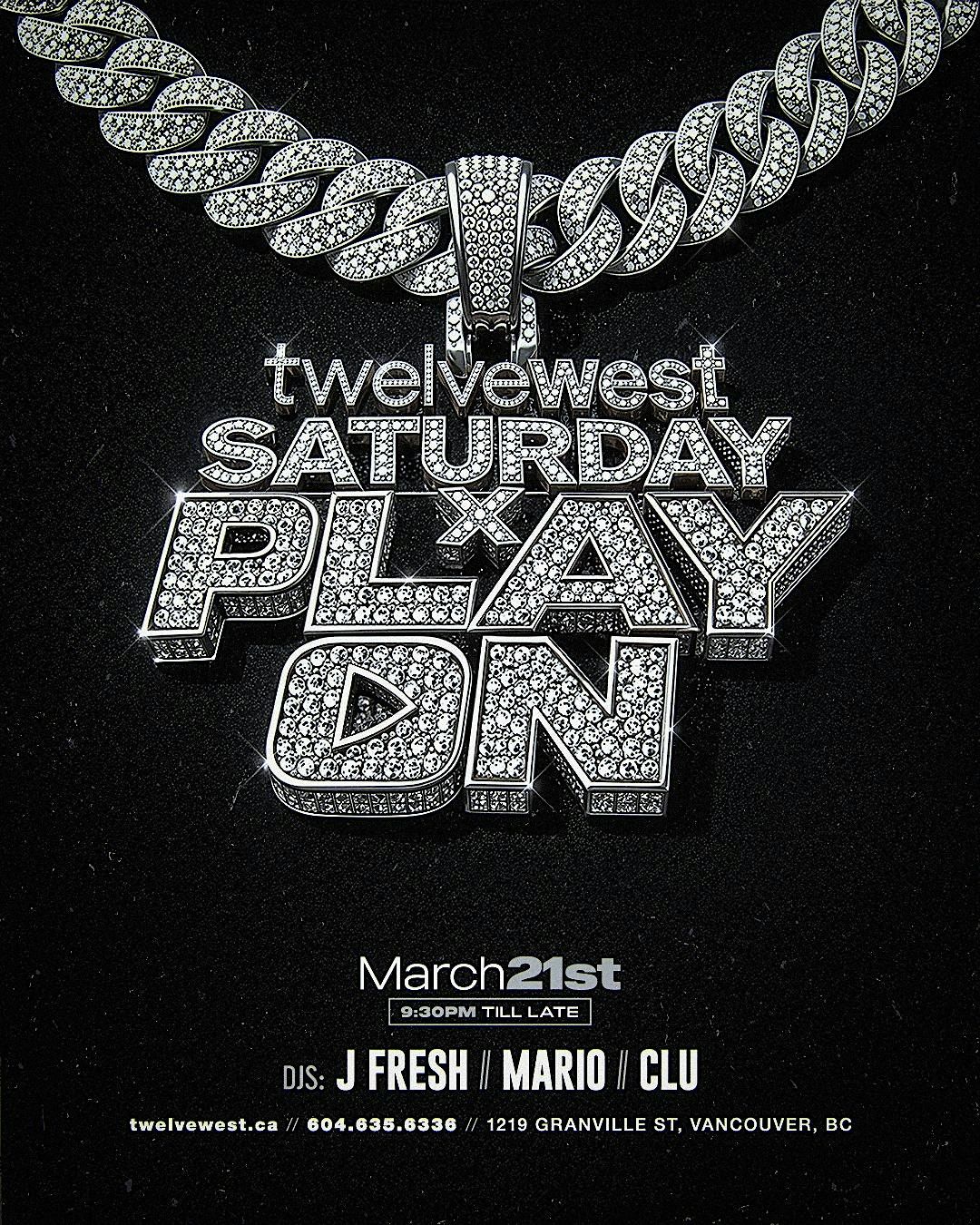 PLAY ON SATURDAYS