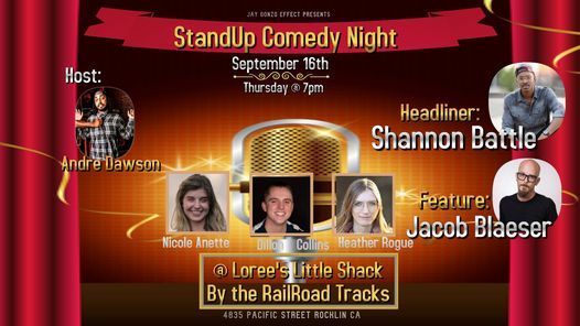 StandUp Comedy @ Loree's Little Shack on Greenback