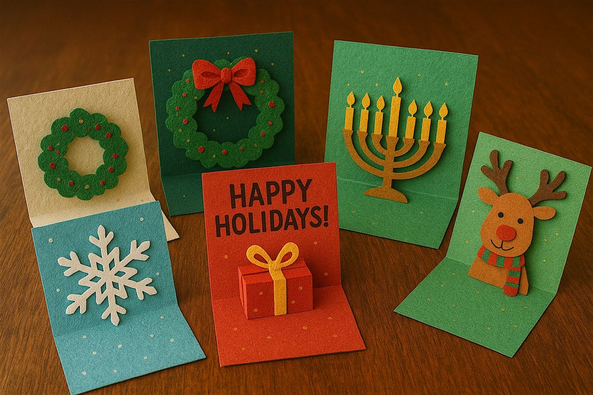 Handmade Holiday Card Class