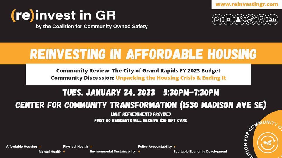 Reinvesting in Grand Rapids Affordable Housing Grand Rapids Center