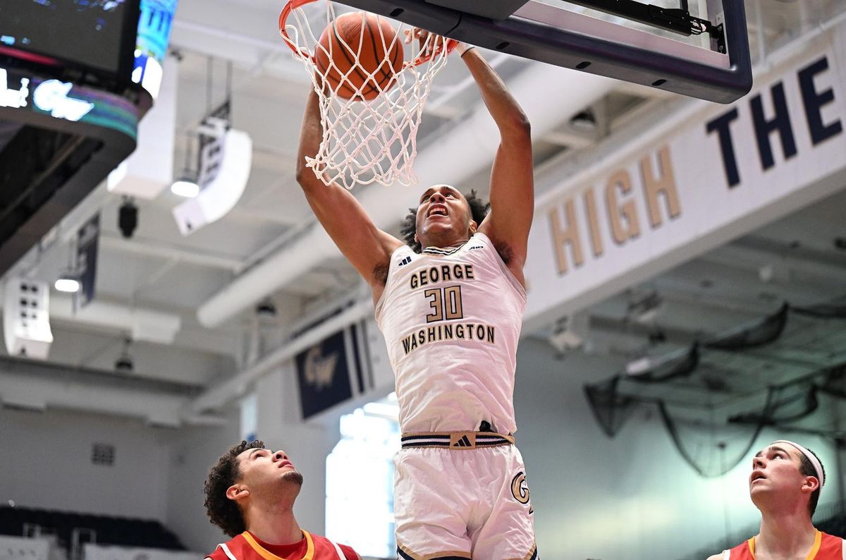 Parking American University Eagles at George Washington Revolutionaries Mens Basketball