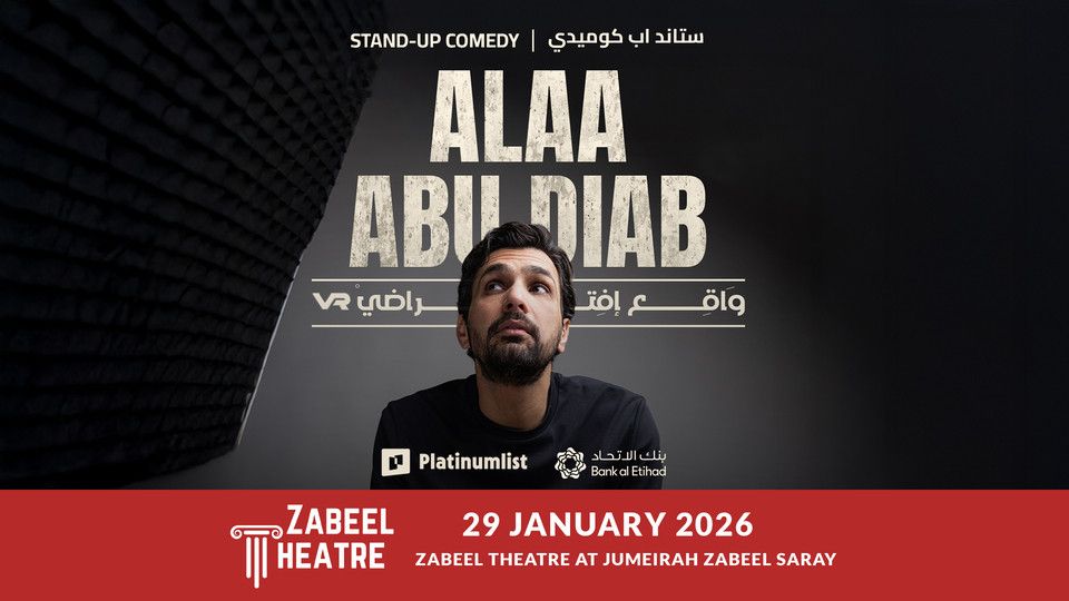 Alaa Abu Diab at Zabeel Theatre, Dubai