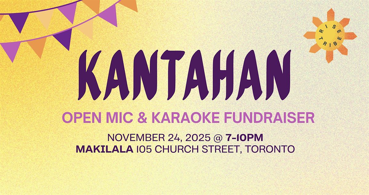 KANTAHAN: Karaoke & Open Mic Fundraiser