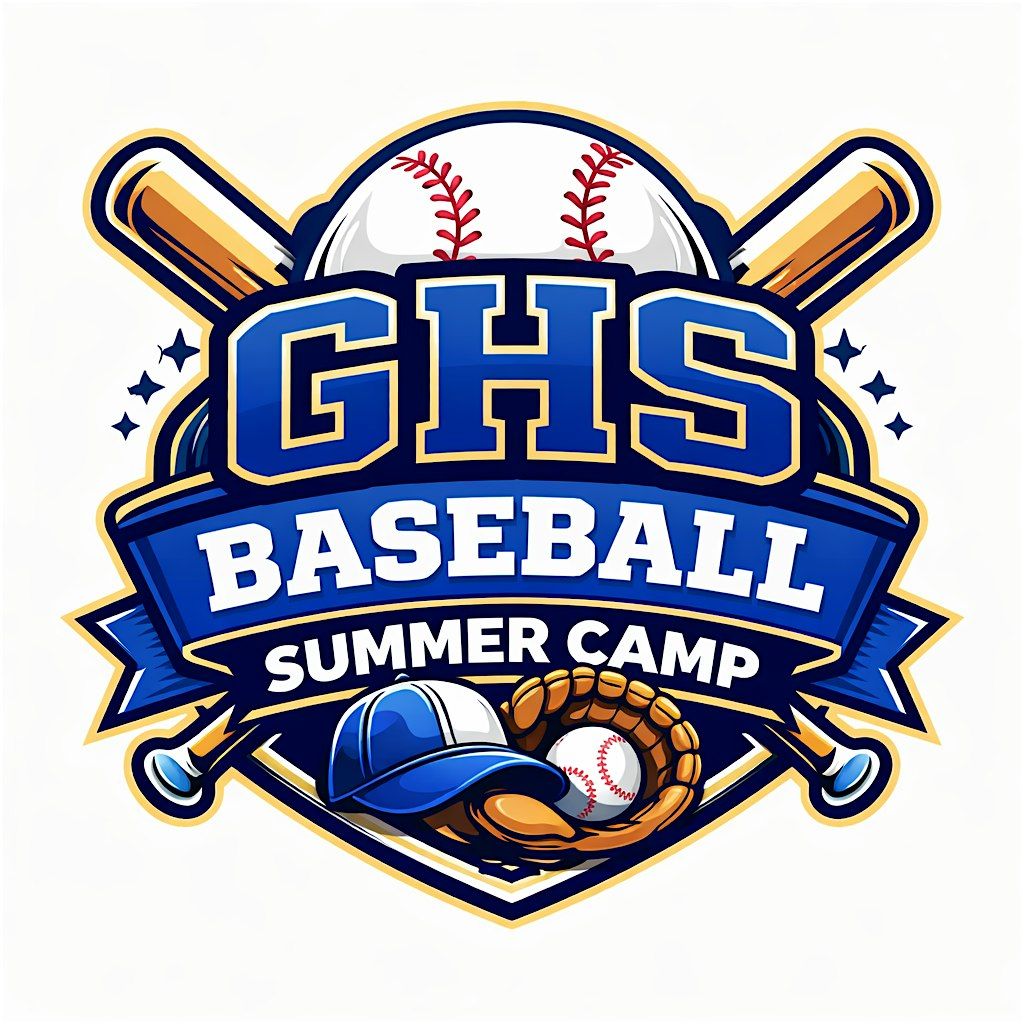 Coach Acc GHS baseball summer camp 2026 grades K-8, June 22nd-26th