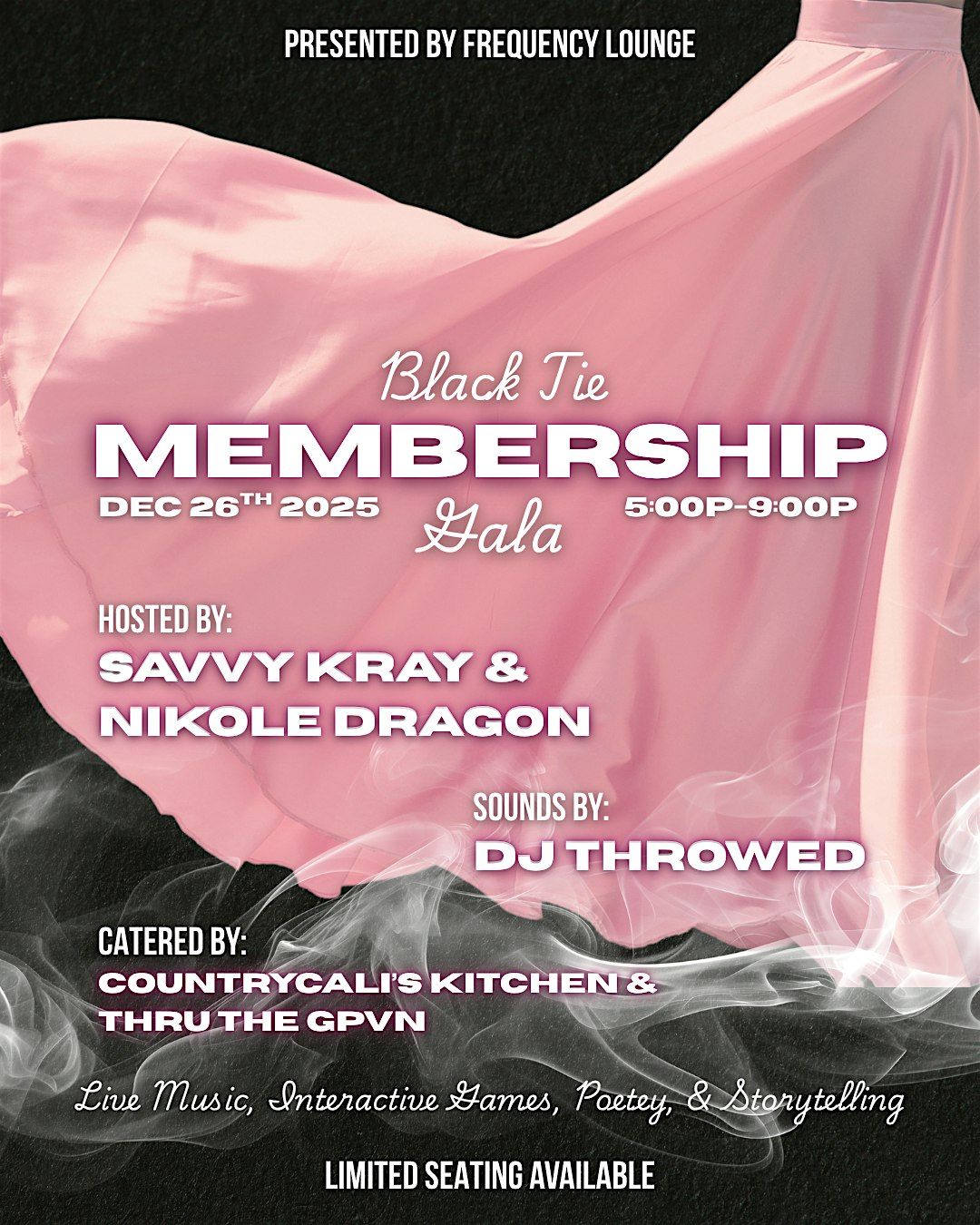 Frequency Lounge Presents: Black Tie Membership Gala