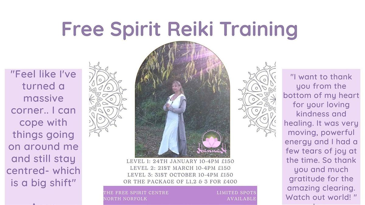 Free Spirit Reiki Training