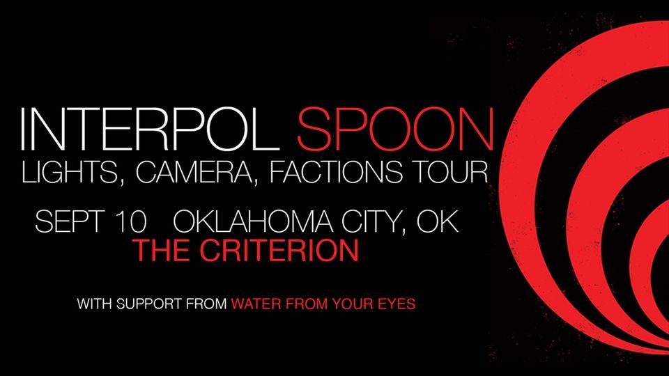 interpol spoon tour 2022