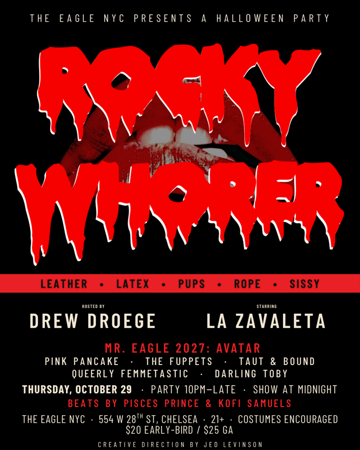 ROCKY WHORER at Eagle NYC, New York on 29th October, 2026