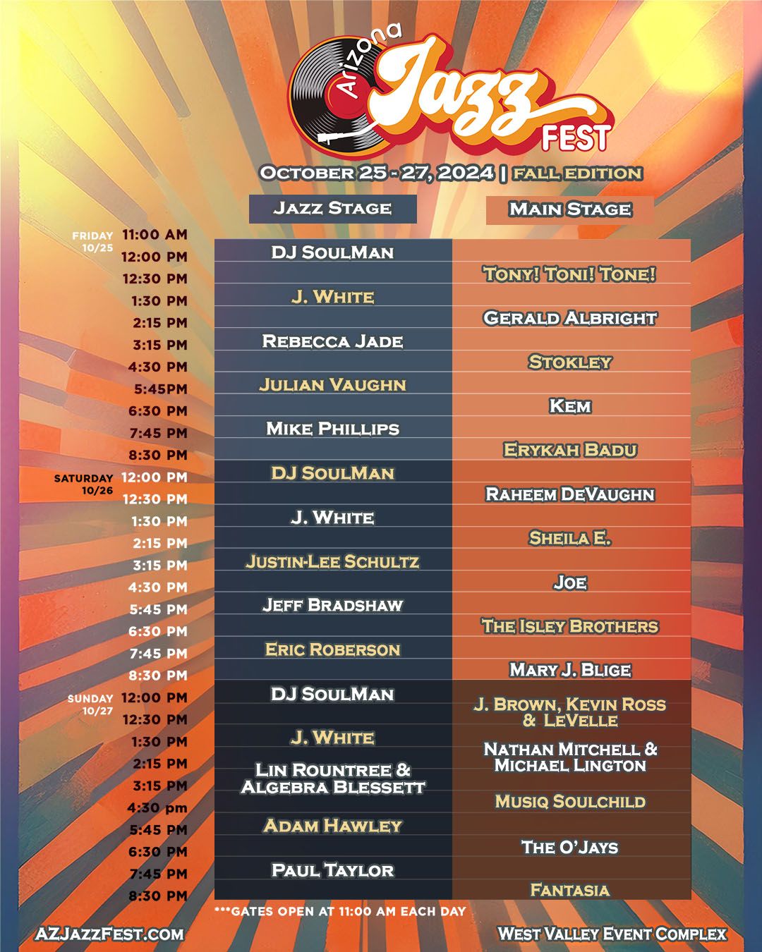 Arizona Jazz Festival  - Sunday at Tumbleweed Park