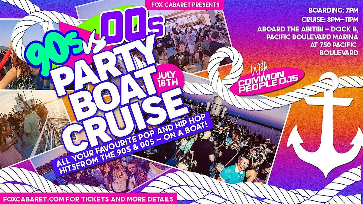 90s vs 00s Party Boat Cruise!