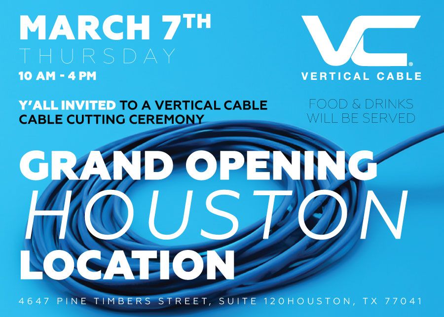 Cable Cutting Ceremony and Grand Opening of Vertical Cable Houston
