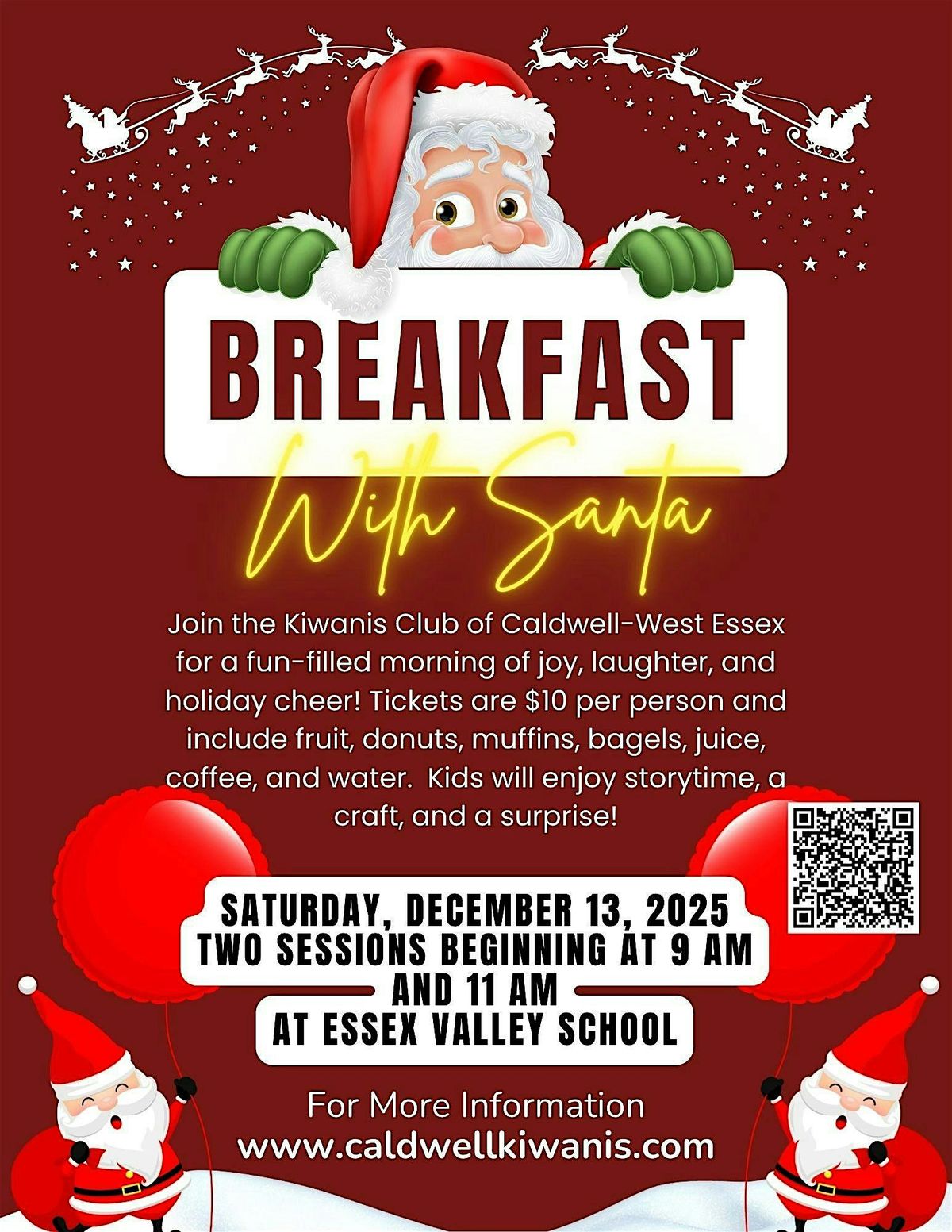 2025 Breakfast with Santa!
