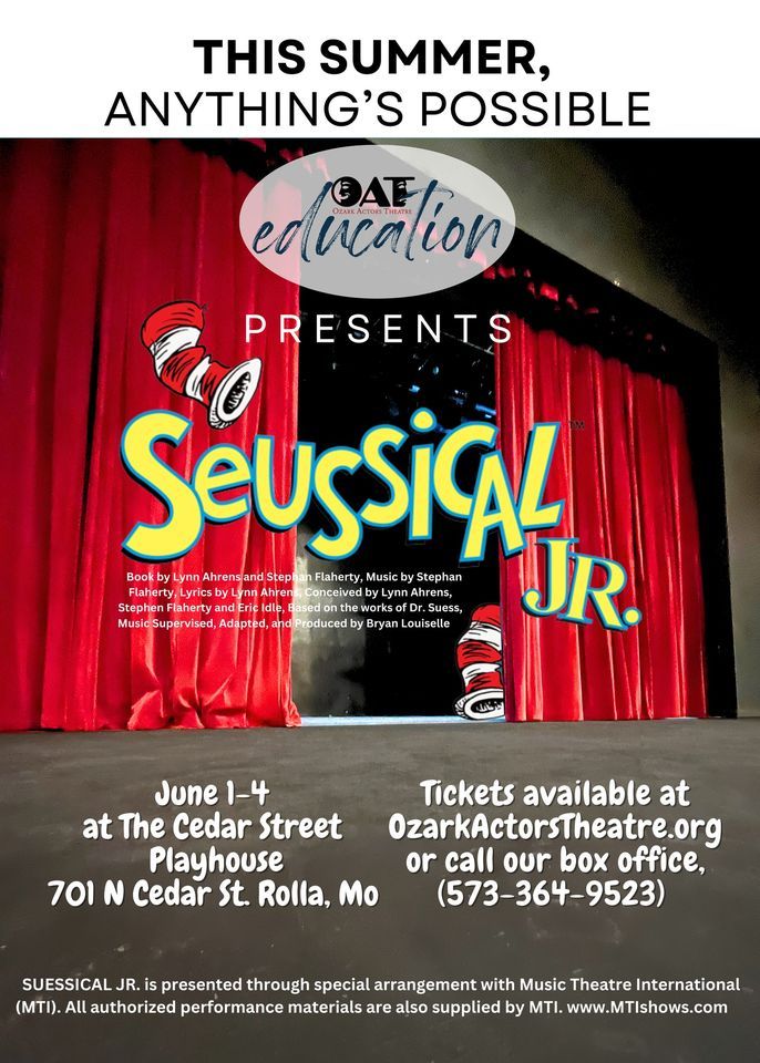 Seussical, Jr. at Ozark Actors Theatre