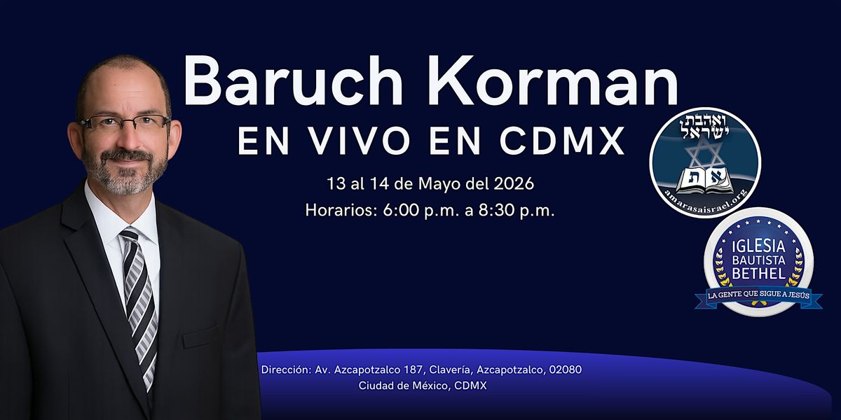 Conferencia del Dr. Baruch Korman