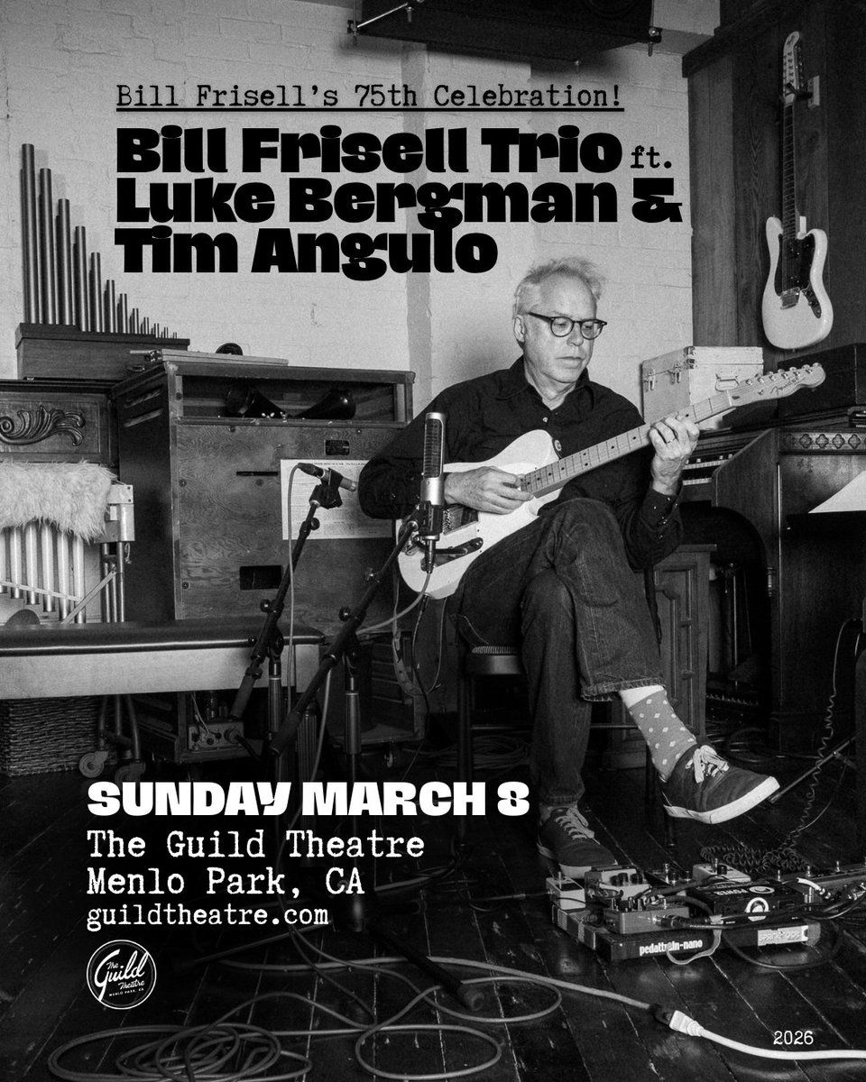 Bill Frisell Trio featuring Luke Bergman and Tim Angulo at Daryls House ...