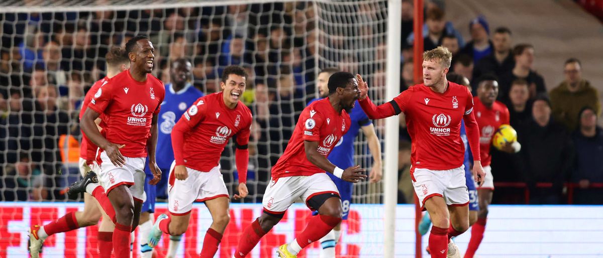 Manchester United FC vs Nottingham Forest FC at Old Trafford Football Ground
