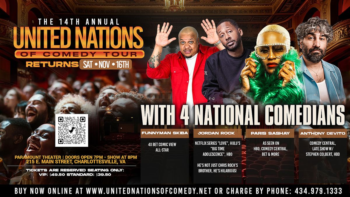 The United Nations of Comedy at Meridian Arts Centre - Weston Recital Hall